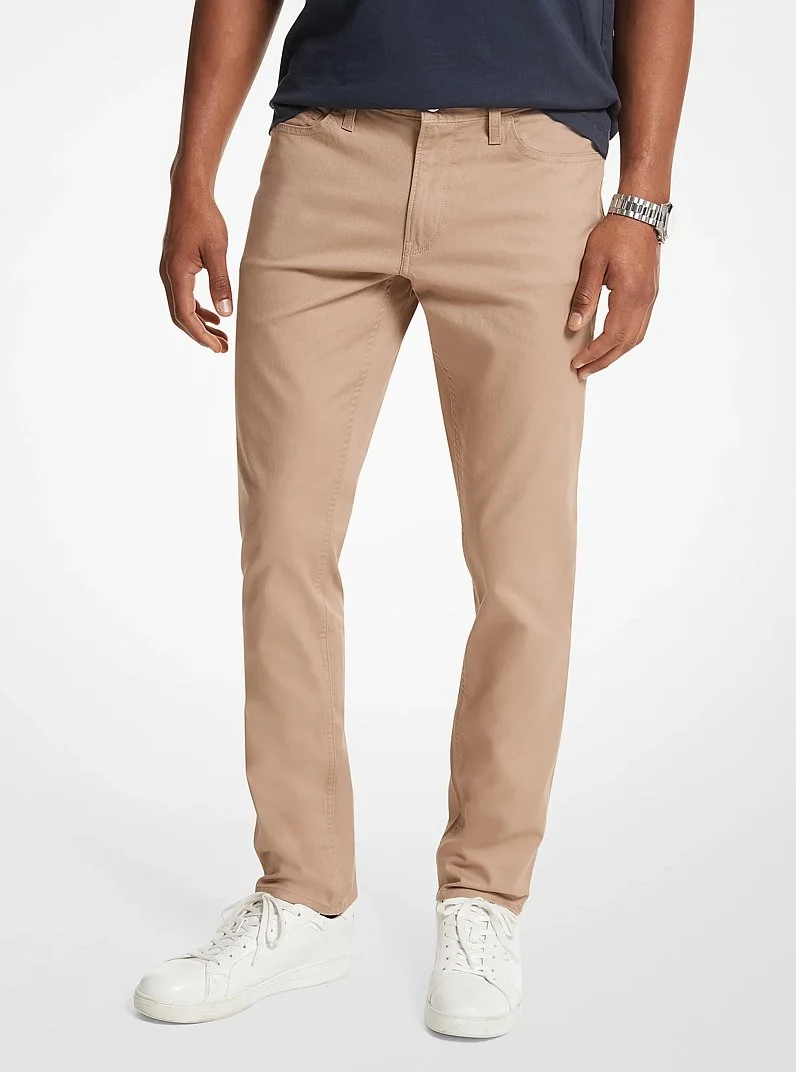 Parker Slim-Fit Stretch-Twill Pants - 1