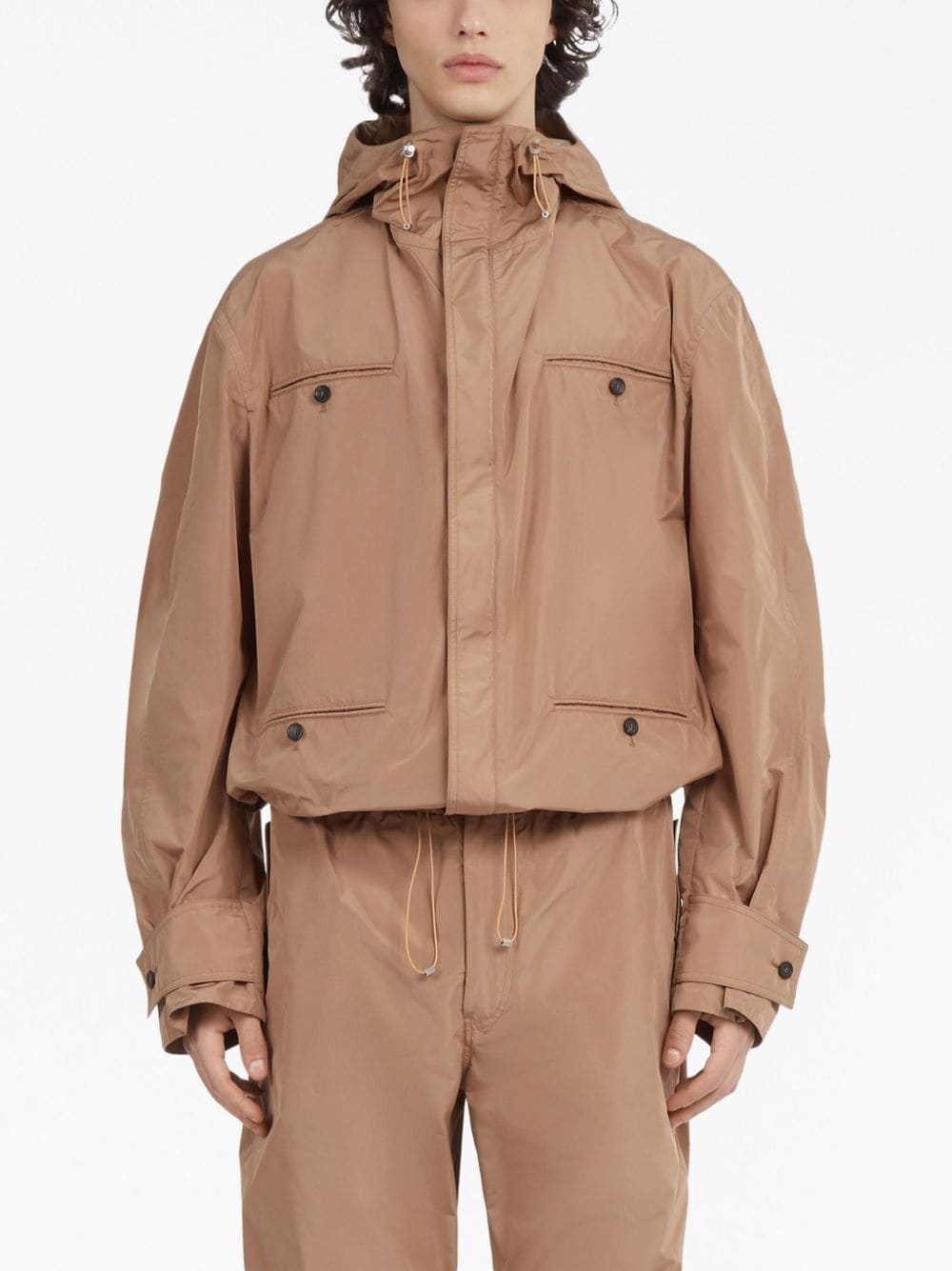 pockets hooded jacket - 3