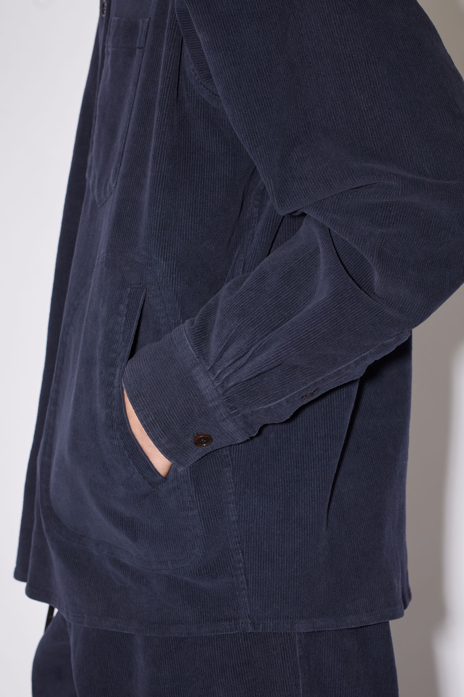 Corduroy shirt - Midnight blue - 5