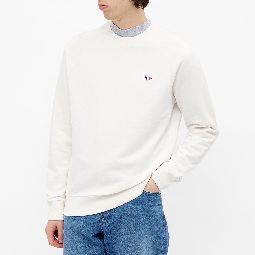 Maison Kitsuné Tricolor Fox Patch Clean Crew Sweat - 3