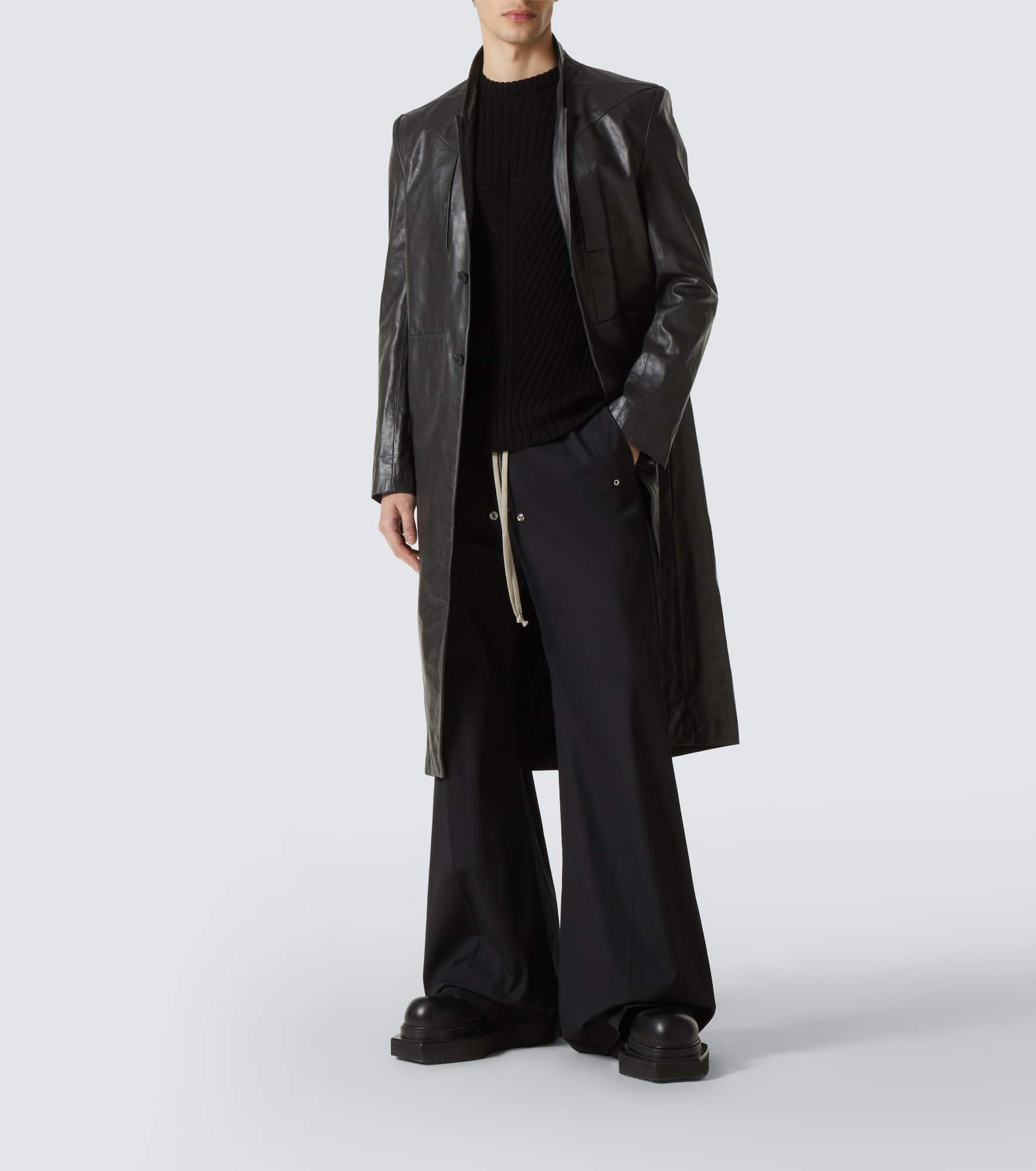 Leather coat - 2