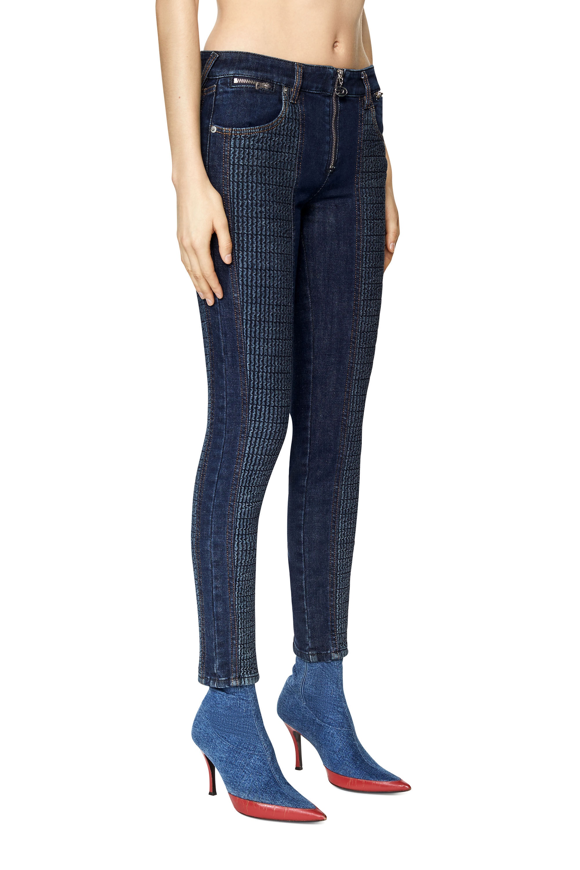 パンツ D-Vision 09d22 Skinny Jeans Diesel D-VISION 09D22 SKINNY JEANS | REVERSIBLE