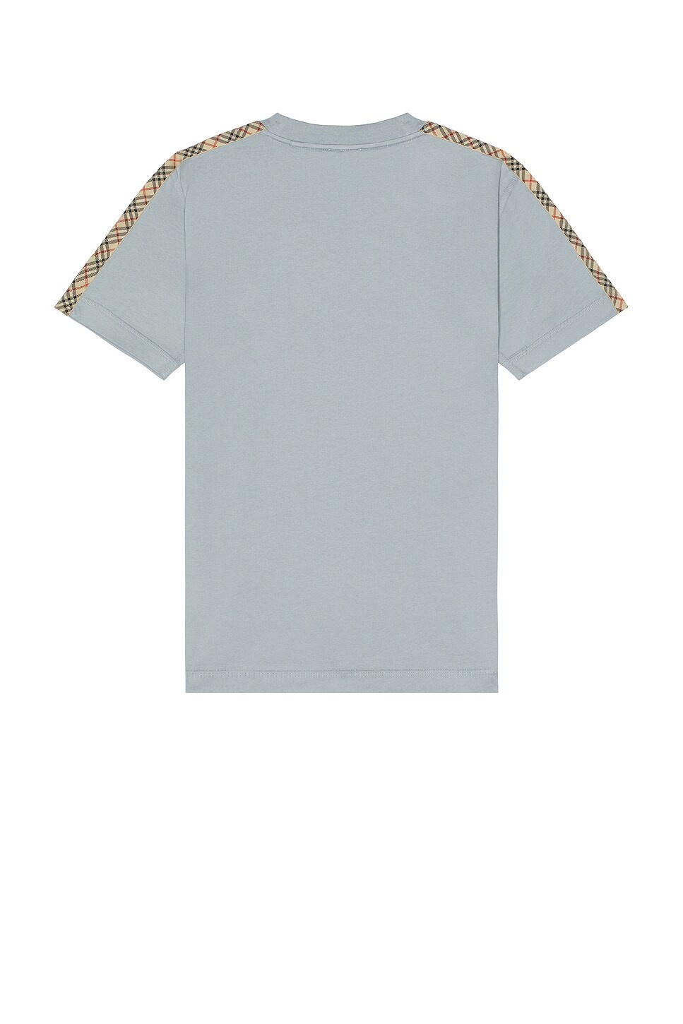 Slim Fit Tape Check T-Shirt - 2