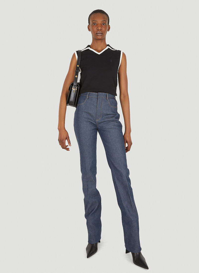 SAINT LAURENT Straight-Leg Denim Jeans outlook