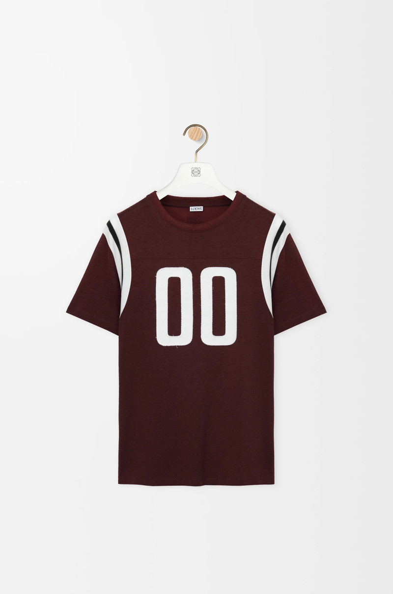 Regular fit T-shirt in cotton and viscose 1