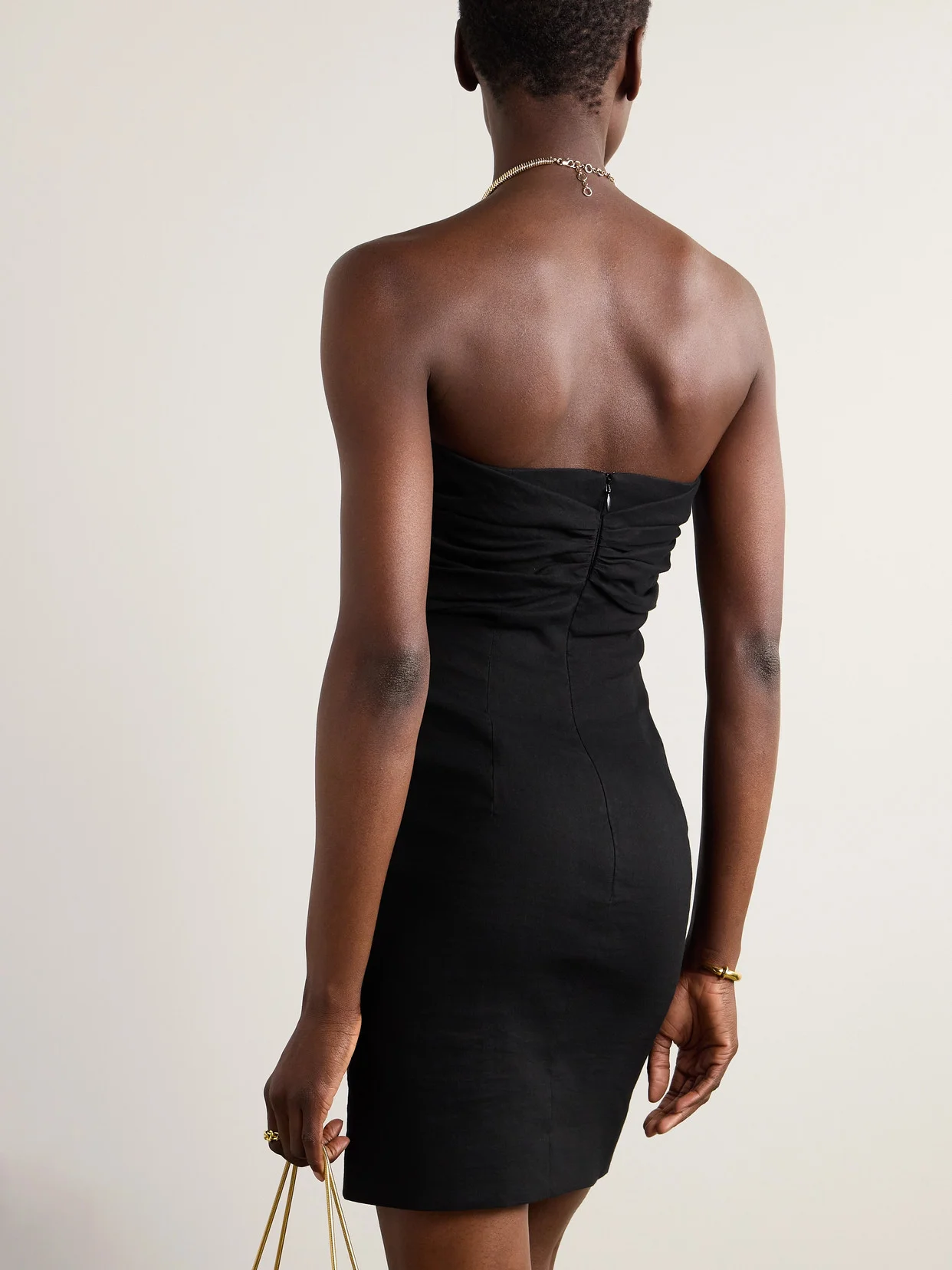 knee length dresses for ladies Rhys Dress Black  TOVE Studio