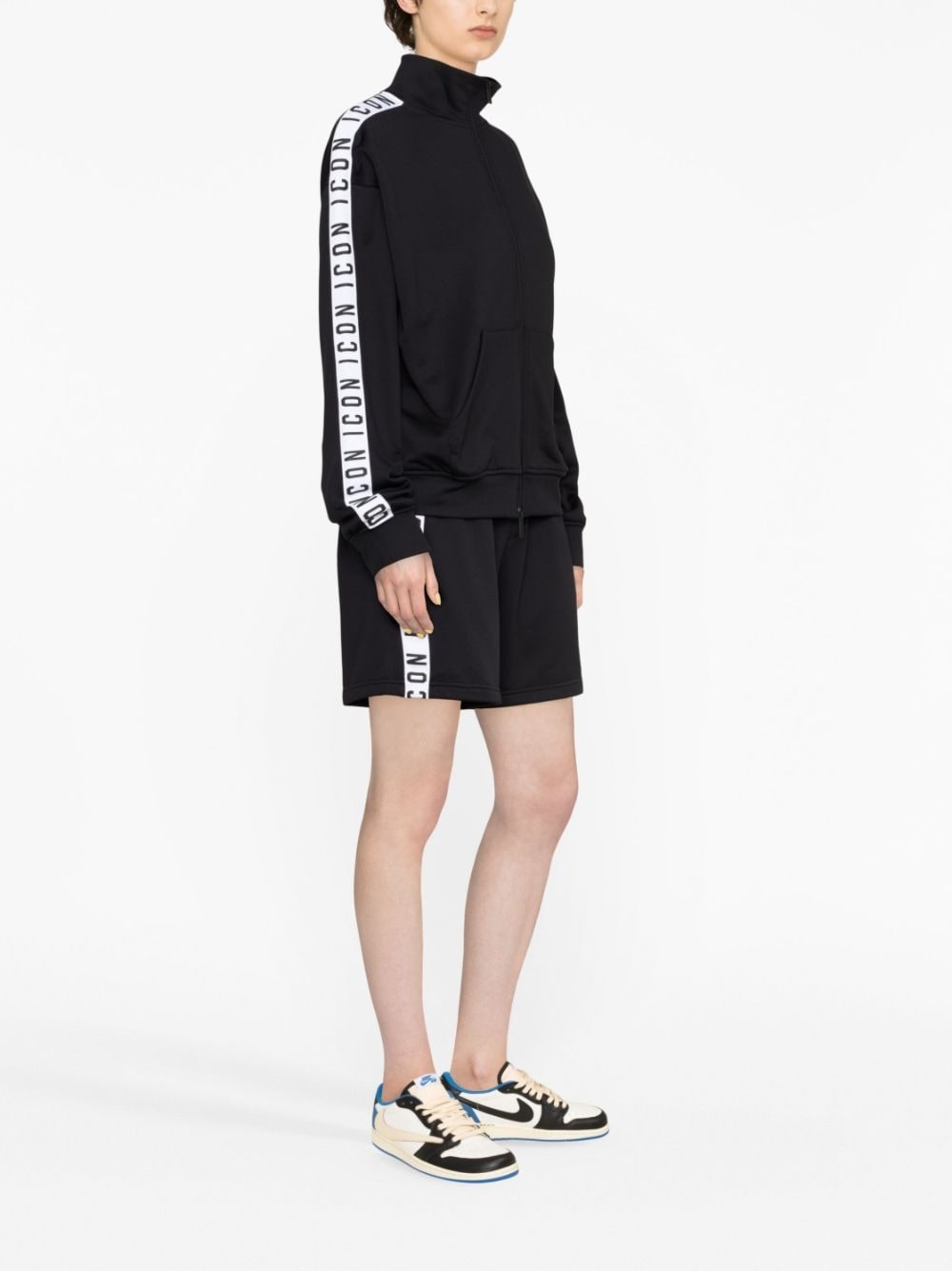 Icon funnel-neck zip-up jacket - 4