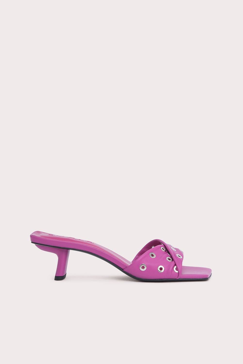 ROCCO FUCHSIA NAPPA LEATHER AND EYELETS - 1