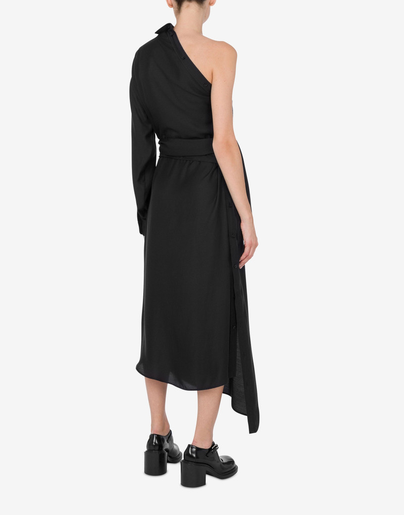 Moschino ONE-SHOULDER DRESS TAILORED TWIST outlook
