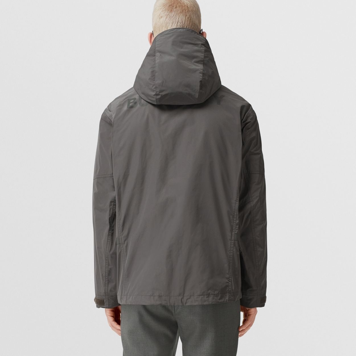 Logo Detail Lightweight Hooded Jacket - 4