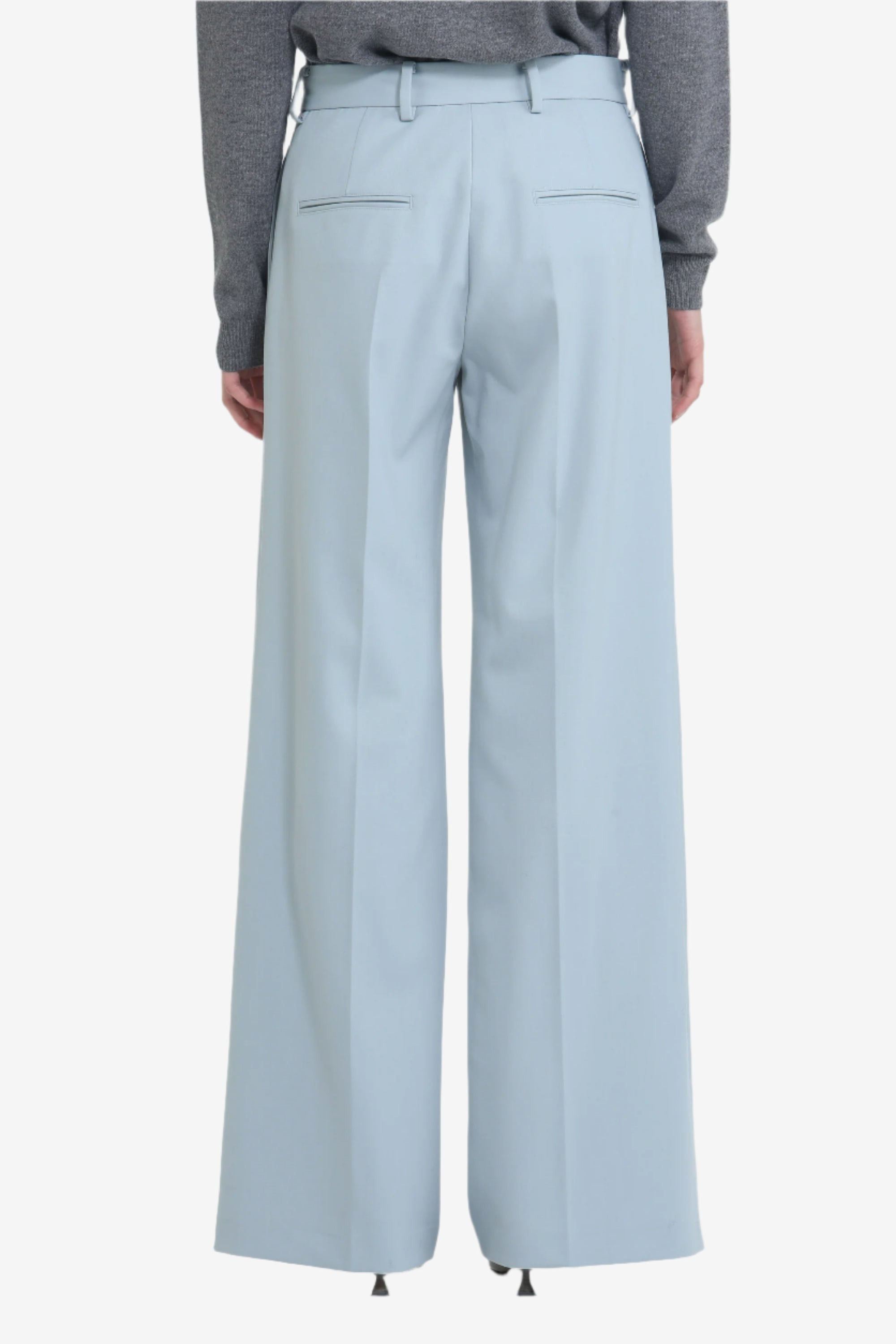 PALAZZO TROUSERS WITH BELT LOOPS - 2