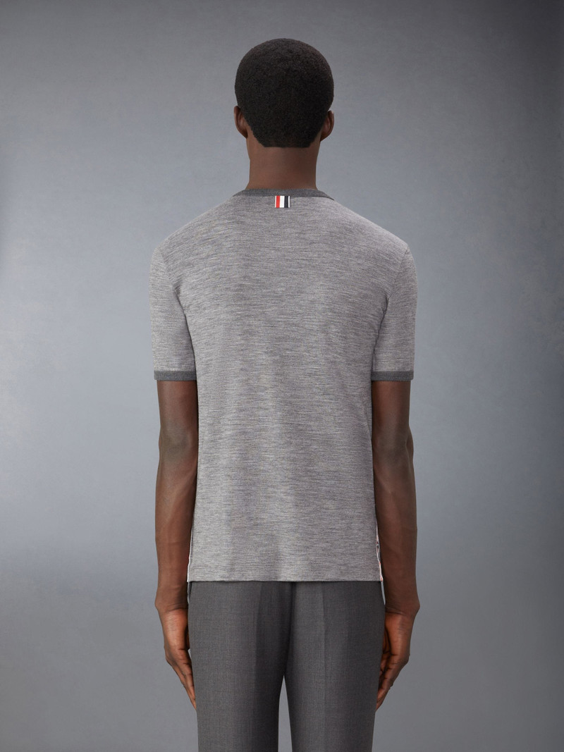 Thom Browne Wool Jersey Ringer Tee outlook