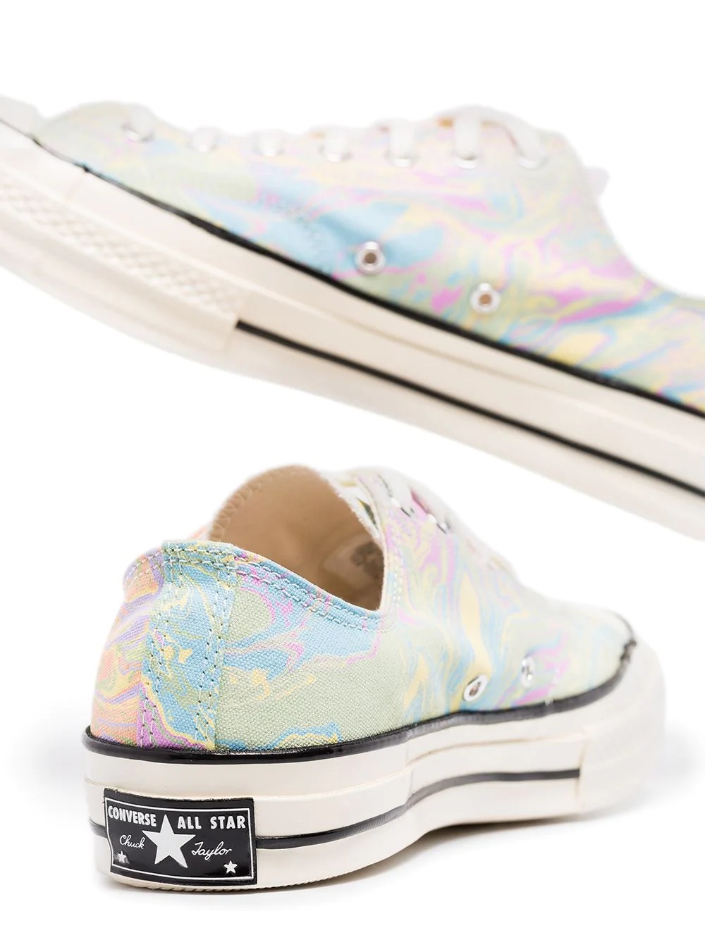 Multicoloured Marble Chuck 70 low top sneakers - 3