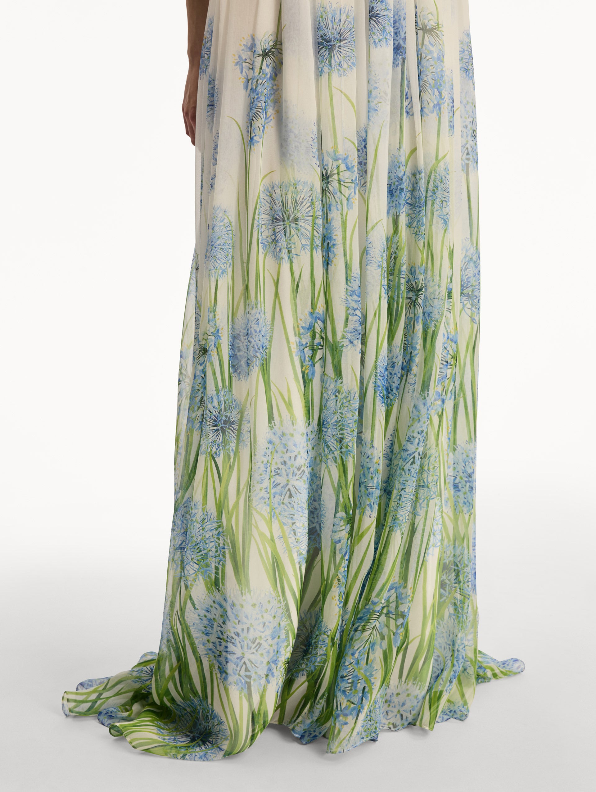 DEGRADÉ ALLIUM CHIFFON GOWN - 5