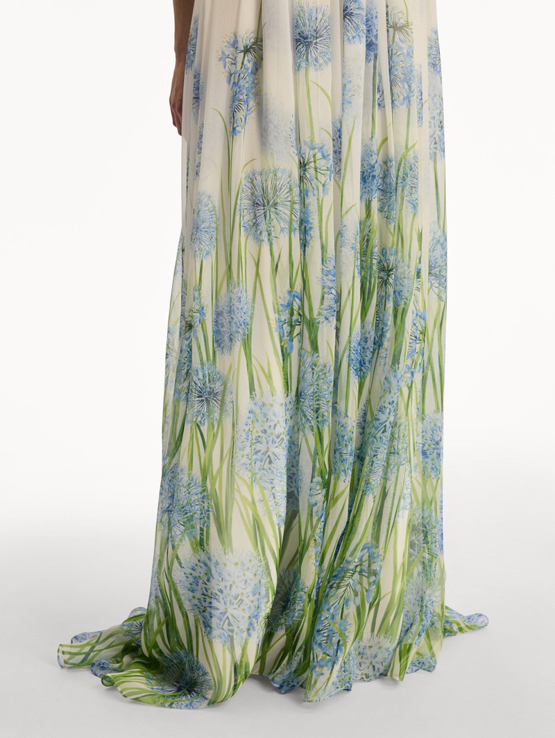 DEGRADÉ ALLIUM CHIFFON GOWN 5