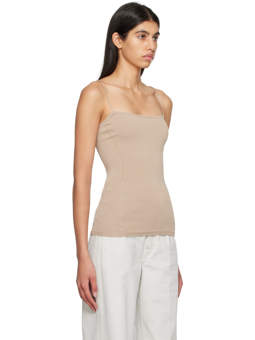 Beige Darted Camisole - 4