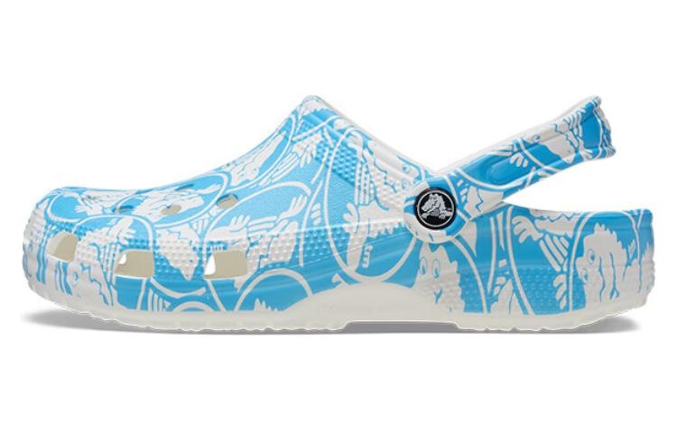 Crocs Classic Duke Print Clogs 'Blue White' 210003-4OX - 2