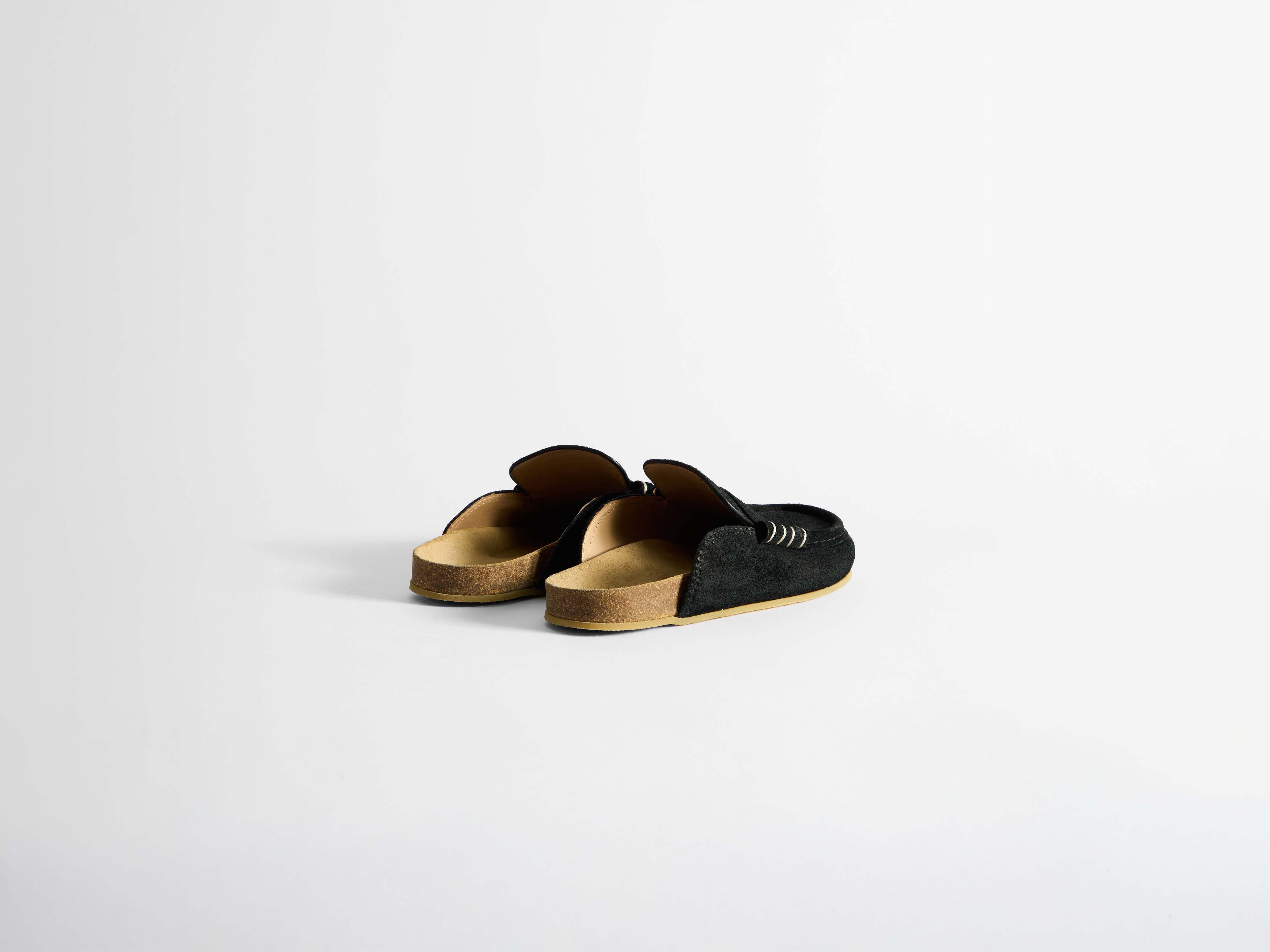 MENS STITCH LOAFER IN BLACK - 5