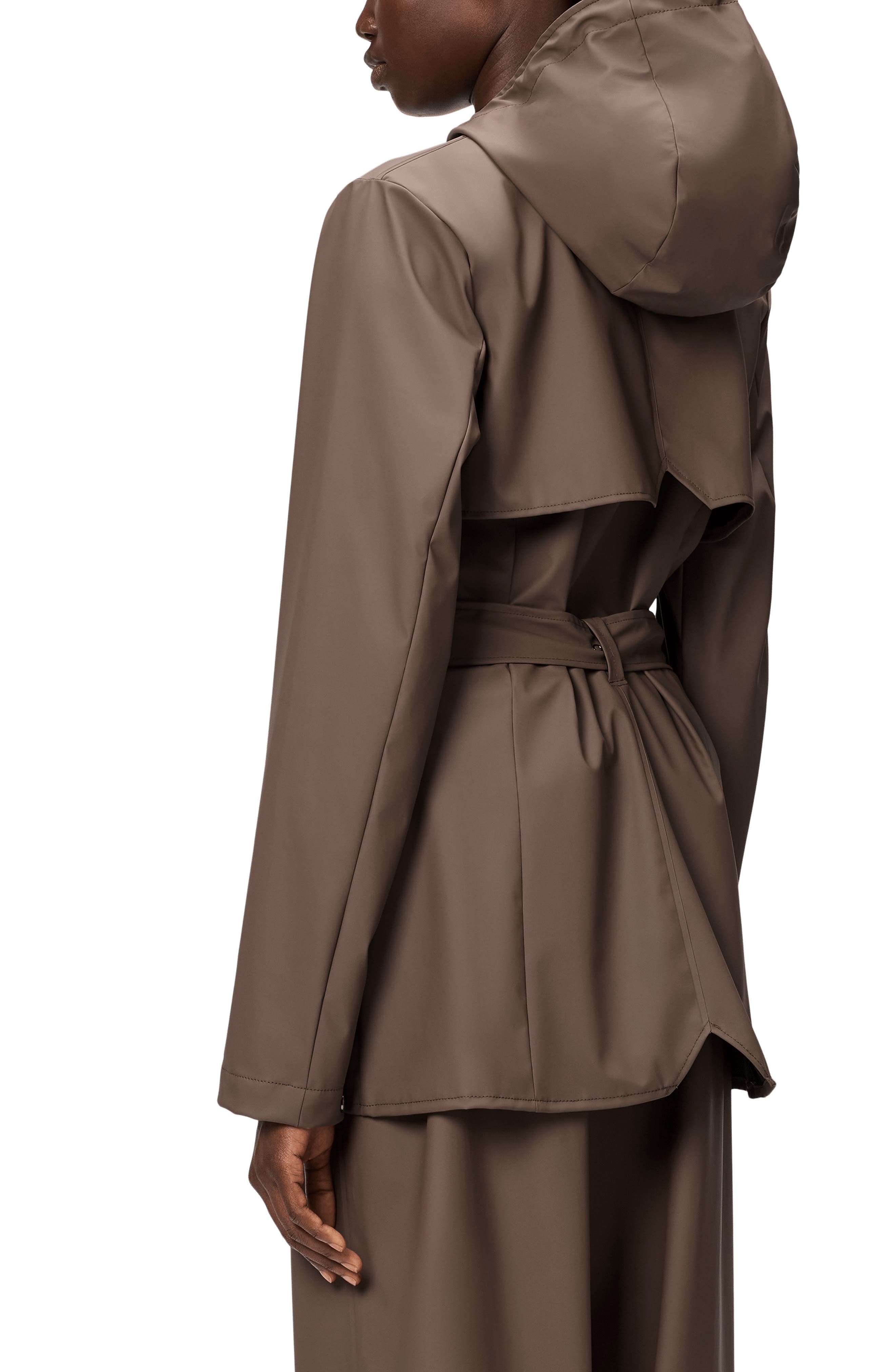 Rains Curve Waterproof Rain Jacket in Shade at Nordstrom - 2