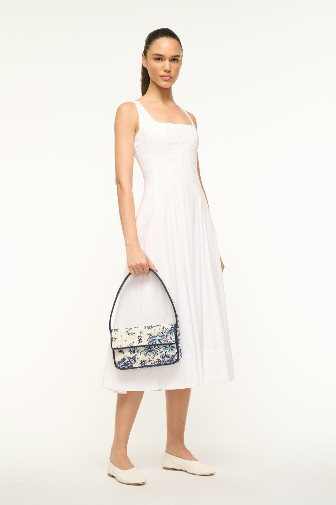STAUD TOMMY BEADED BAG TOILE DE PUP - 6