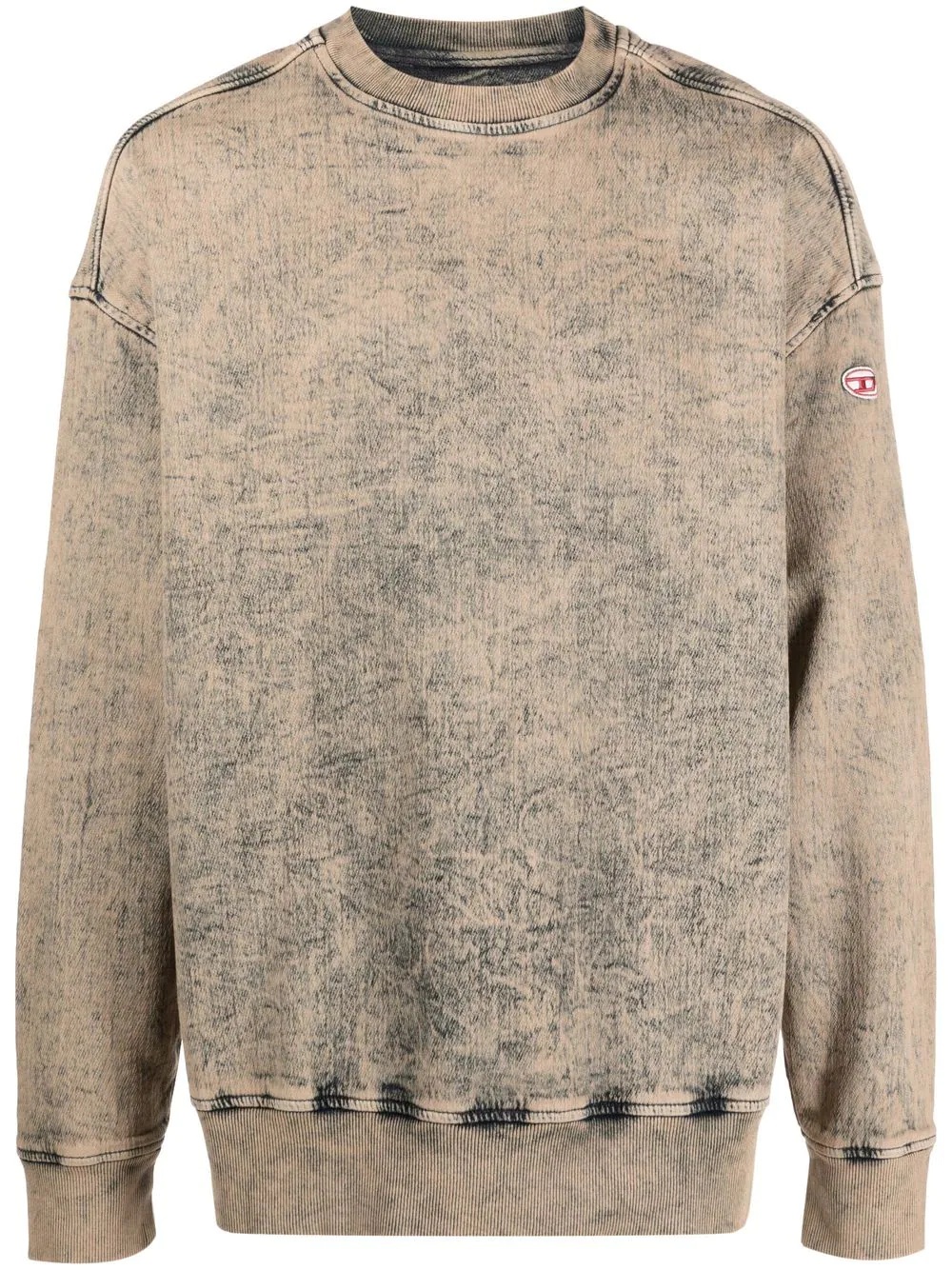 D-KIRB-NE-FS overdyed sweatshirt - 1