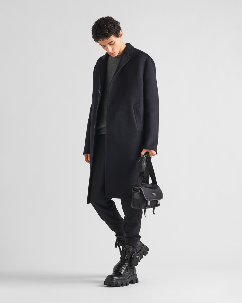 Re-Nylon and Saffiano leather shoulder bag 8