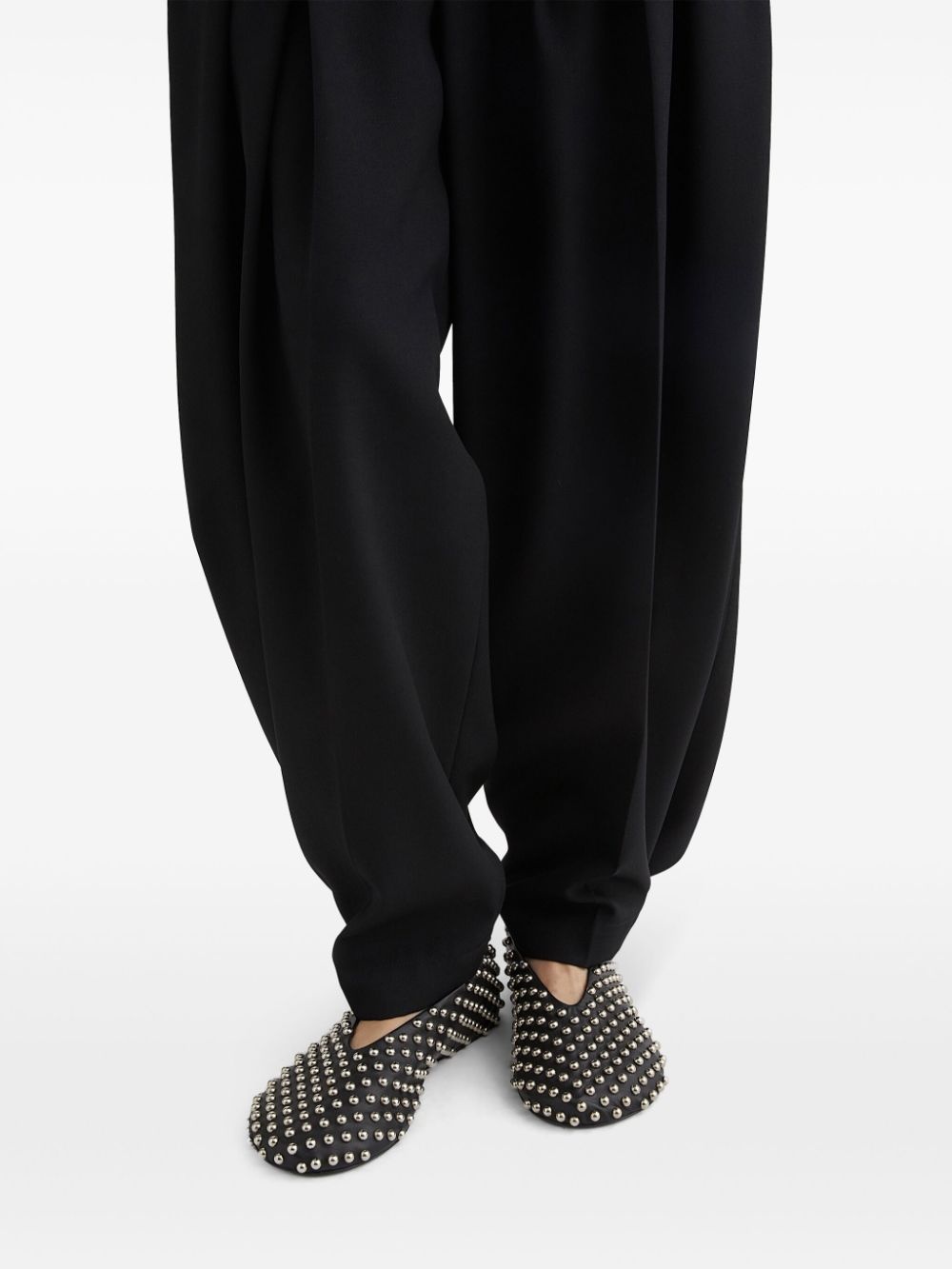 studded ballerina shoes - 5