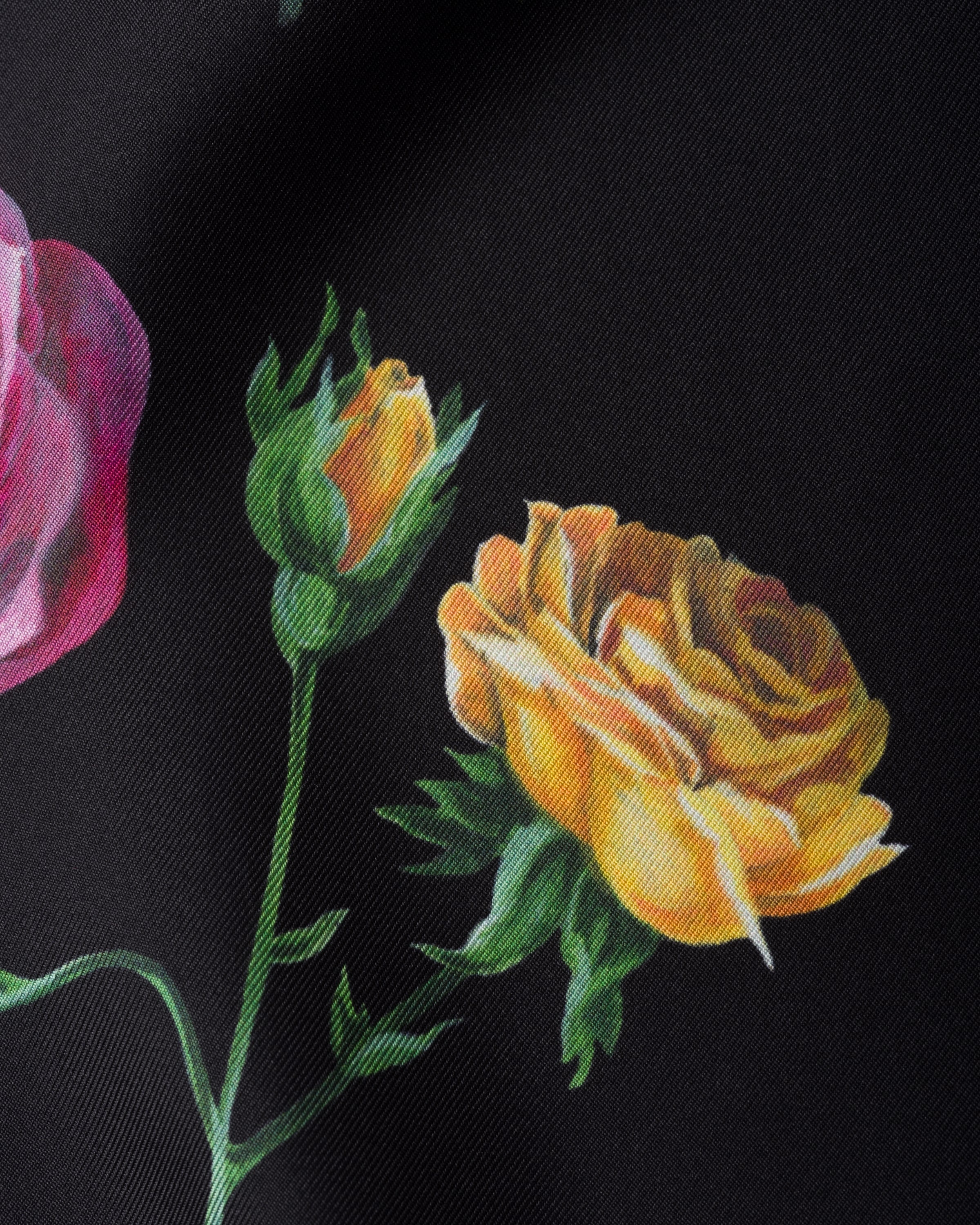 Printed silk twill scarf - 2