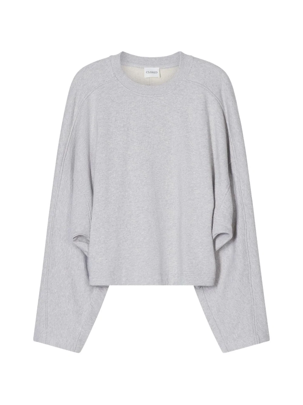 gathered sweatshirt - 1