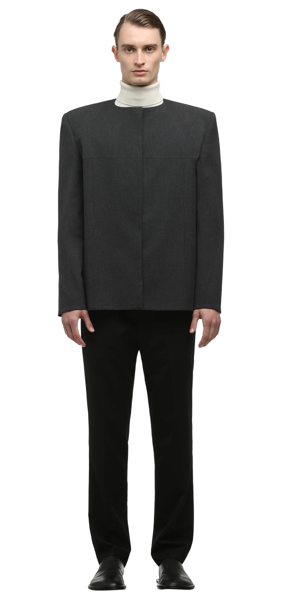 OBLONG TAILORED JACKET GRAPHITE - 4