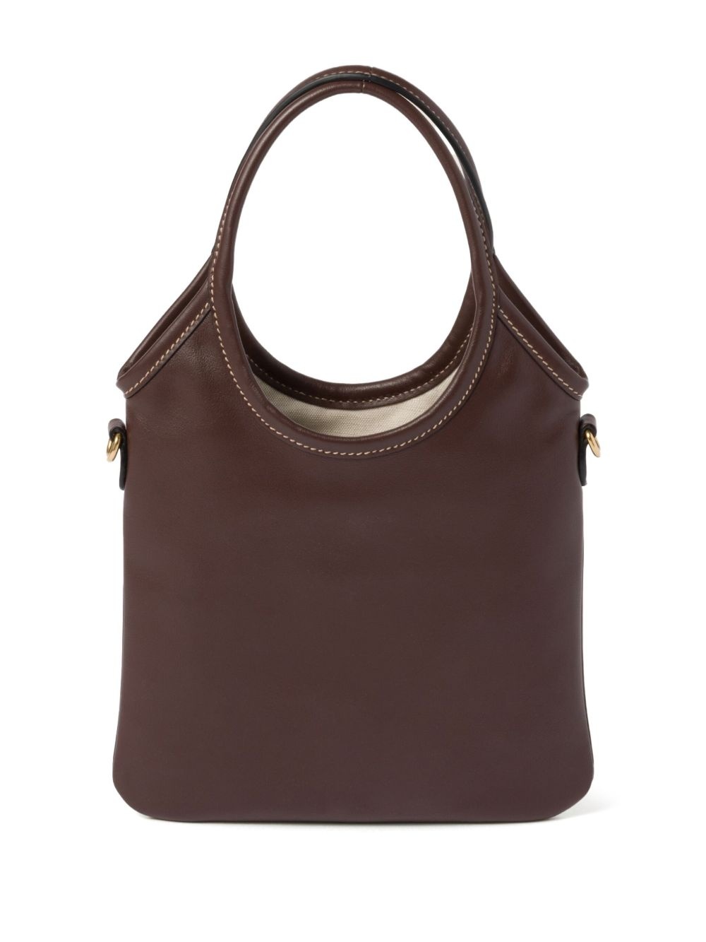 Ivy leather tote bag - 4