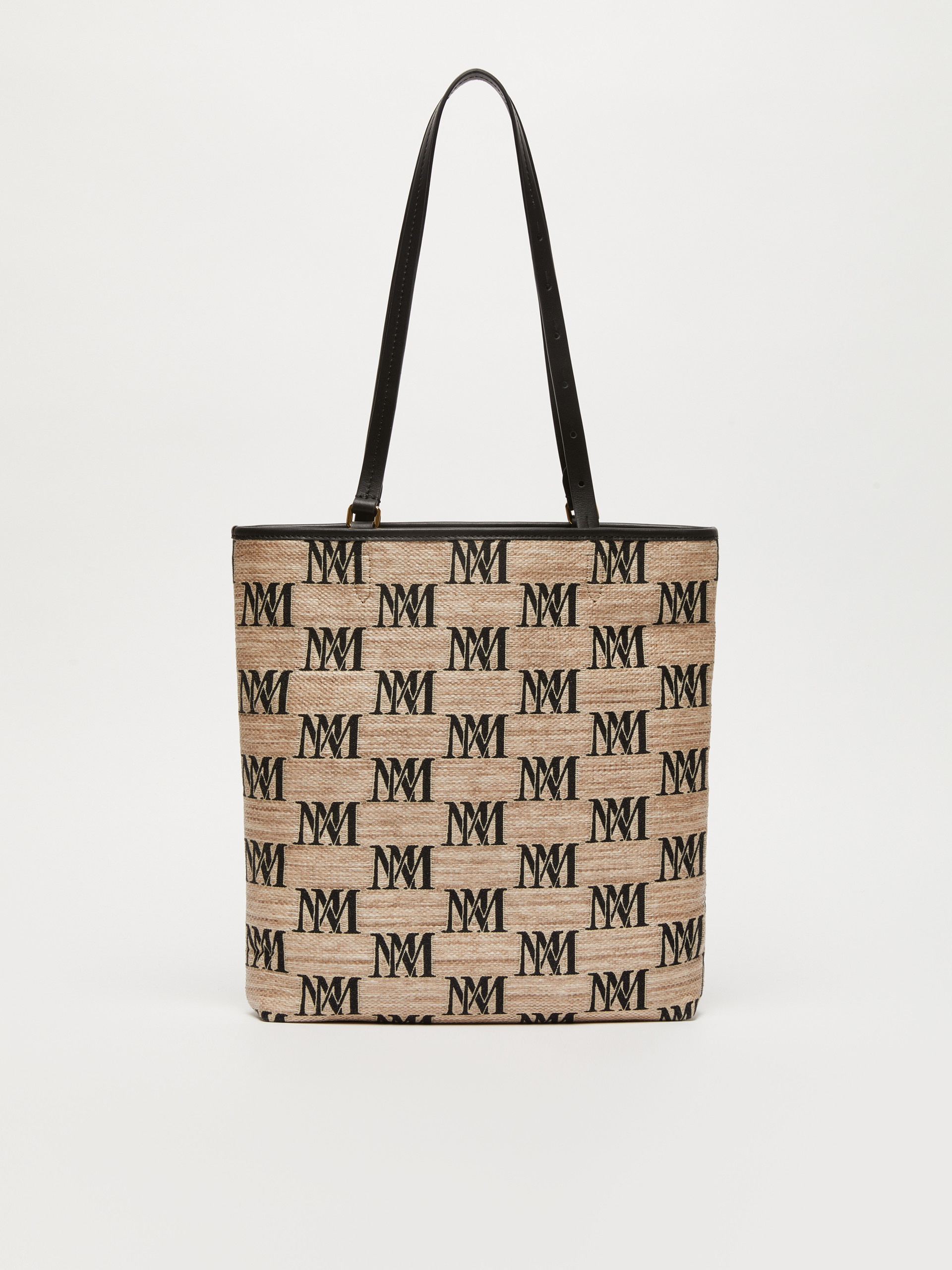 EASYBAG Jacquard raffia tote bag - 3