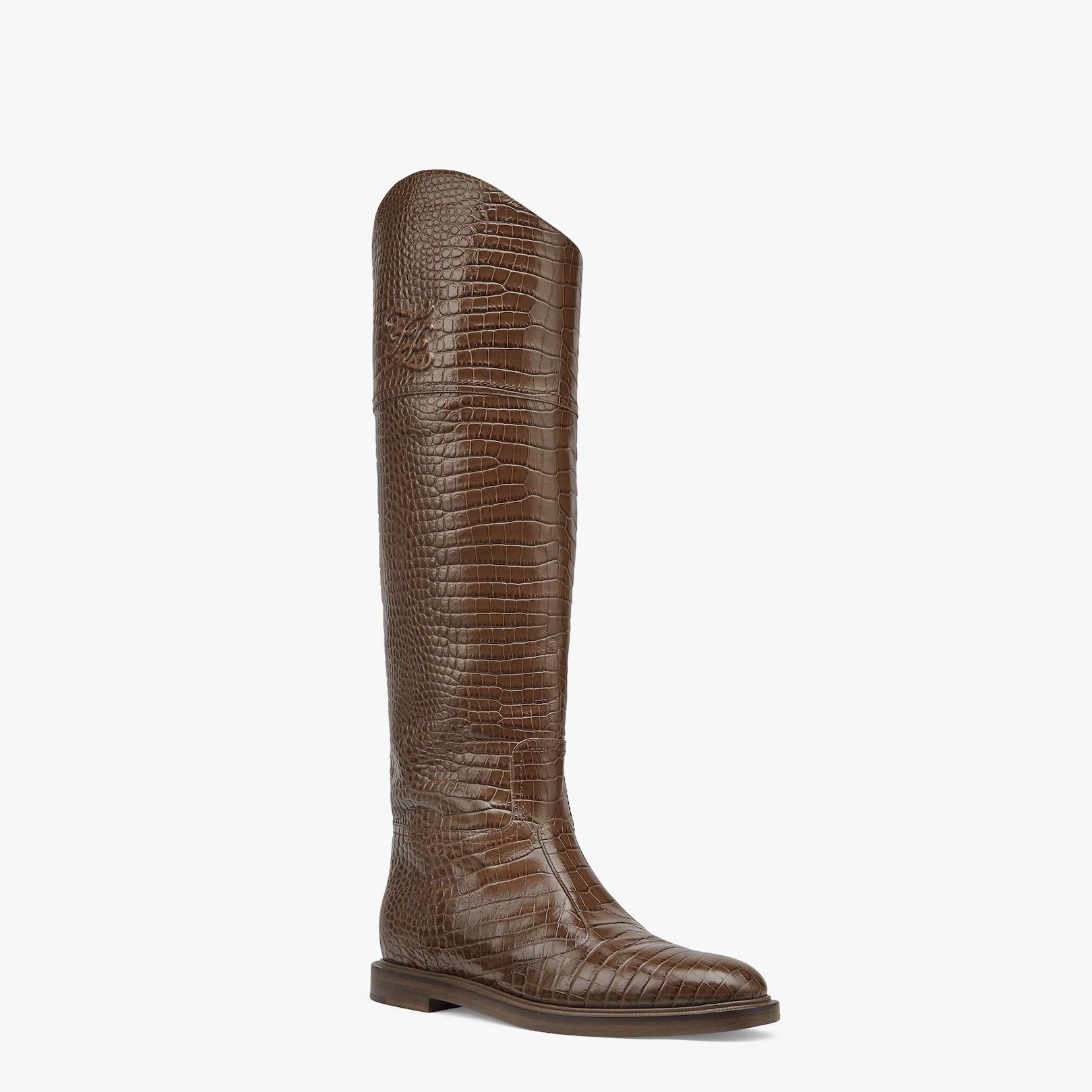Brown leather boots - 2