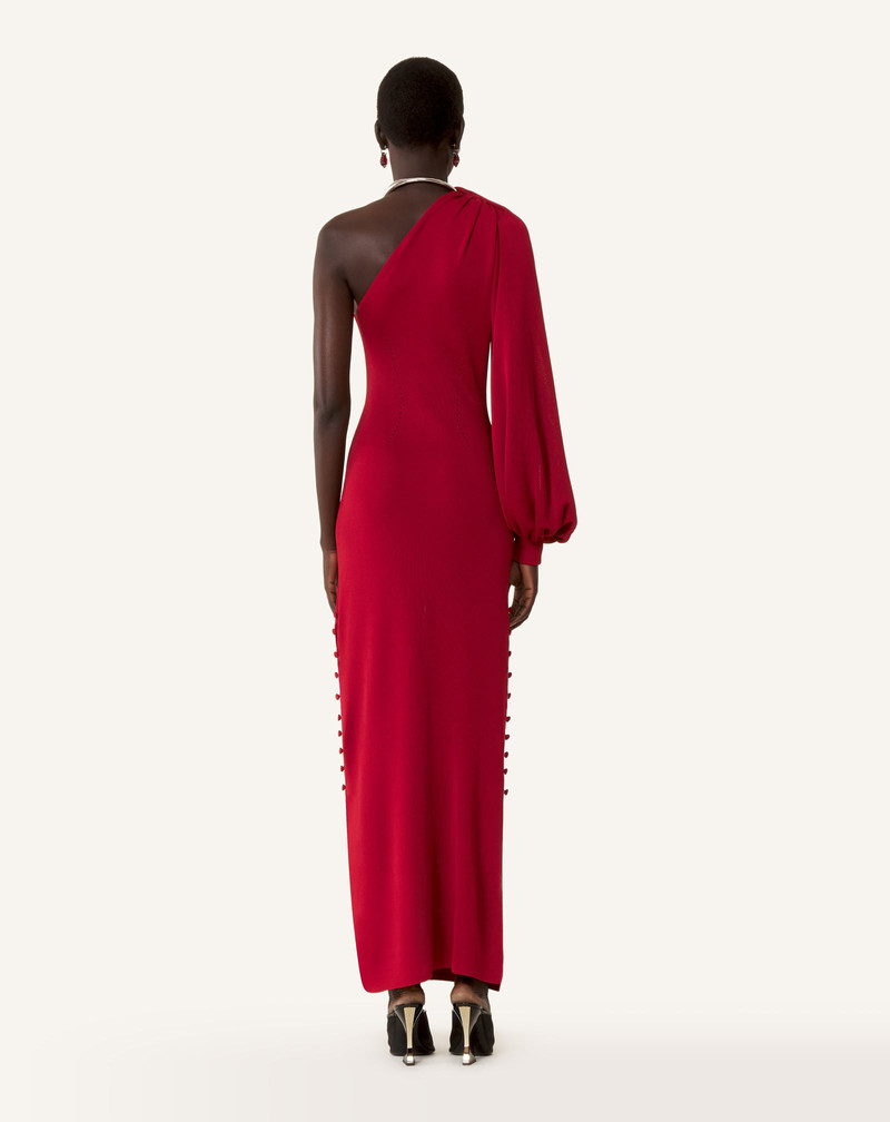 ASYMMETRICAL CHOKER DRESS IN VISCOSE 4
