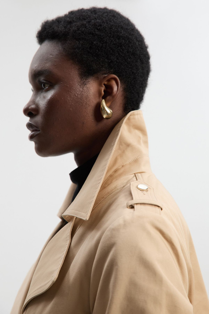 Quilted Trench Coat 3