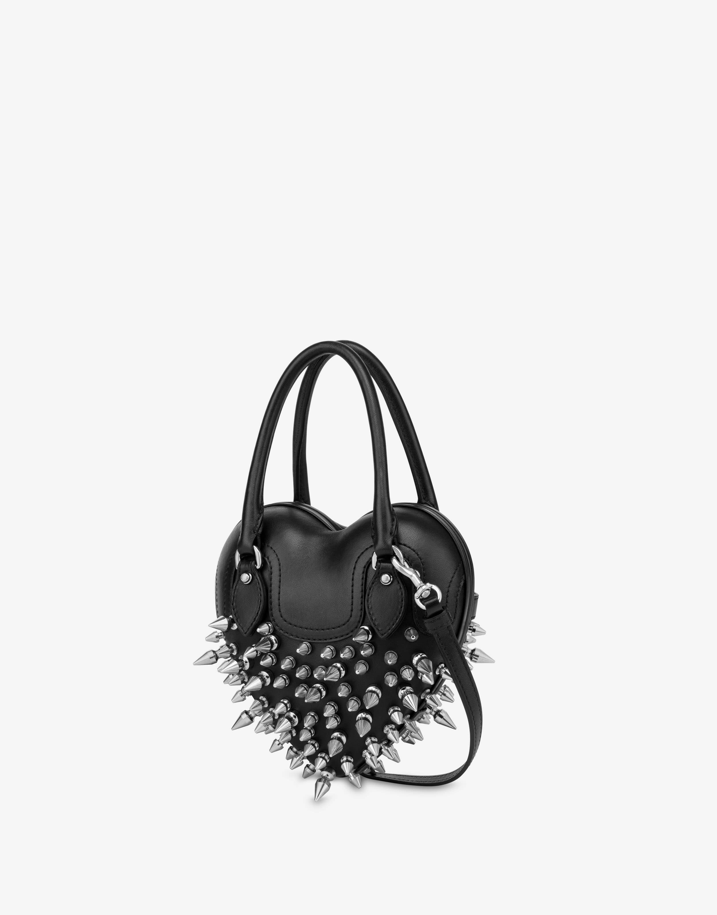 MOSCHINO HEARTBEAT BAG WITH STUDS - 2