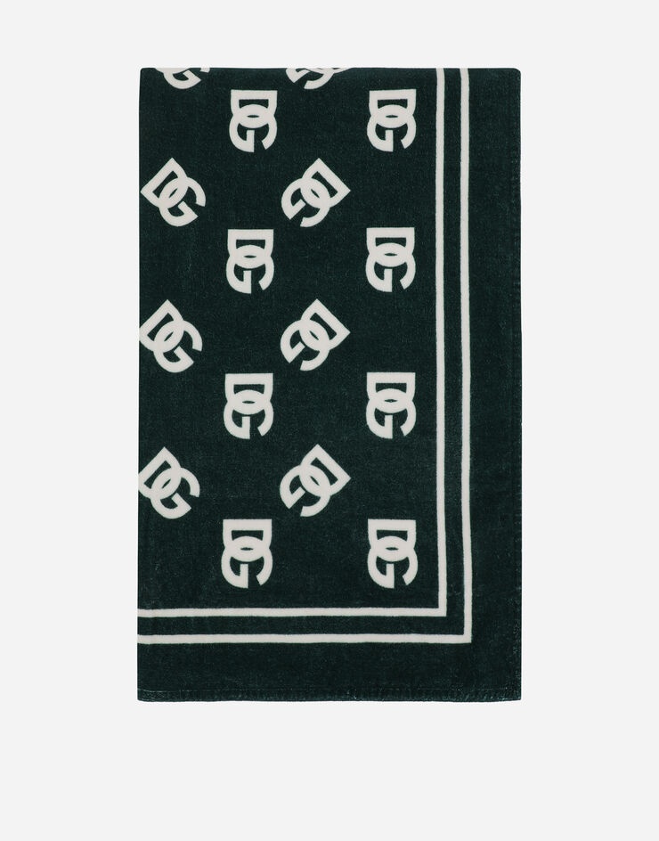 Cotton beach towel with all-over DG print - 2