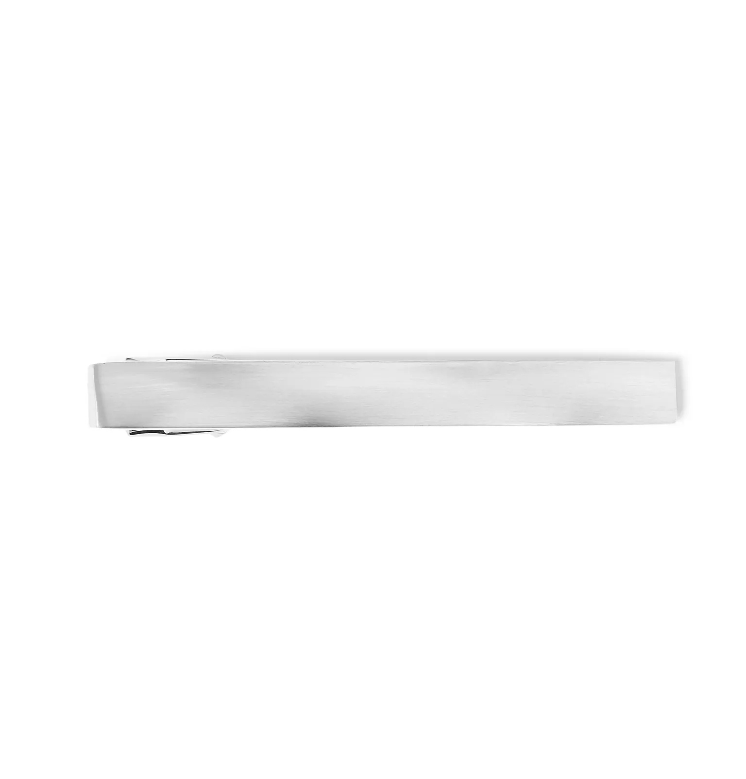 Rhodium-Plated Tie Pin - 1