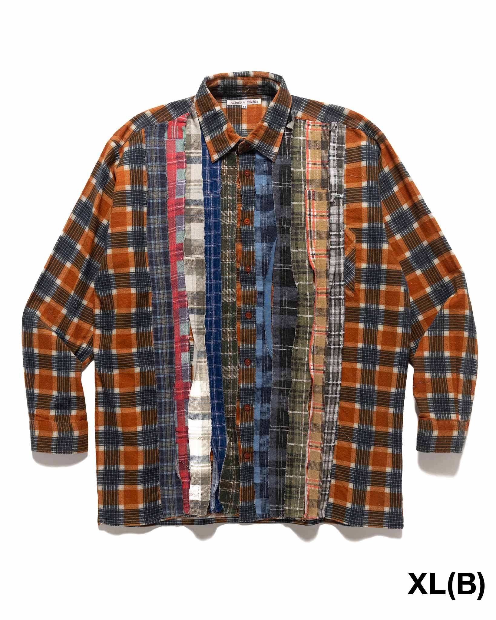 Rebuild by Needles Flannel Shirt -> Ribbon Shirt Assorted - 18