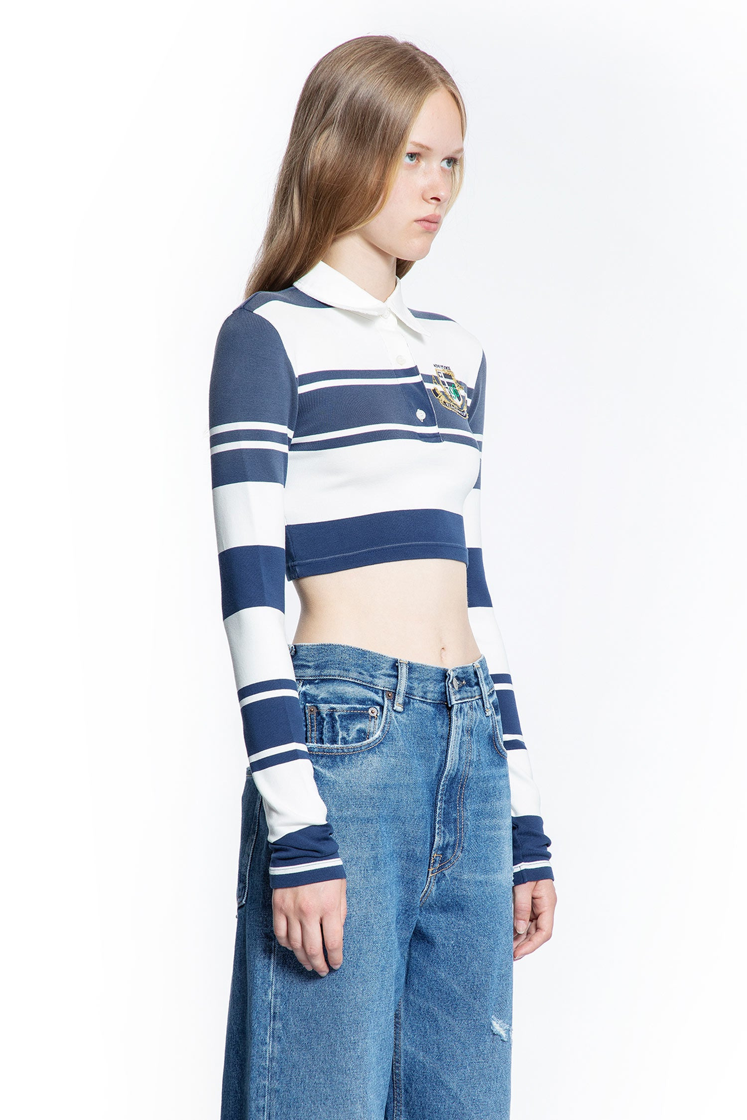 Cropped-Varsity-Polo-Shirt - 2