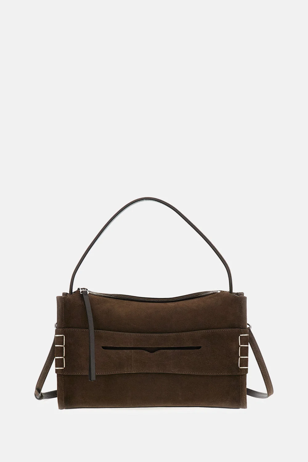 LOAFER BAG IN LEATHER SUEDE - 1