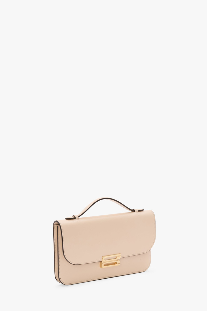 Victoria Beckham Dorian Pochette In Pale Rose Leather outlook