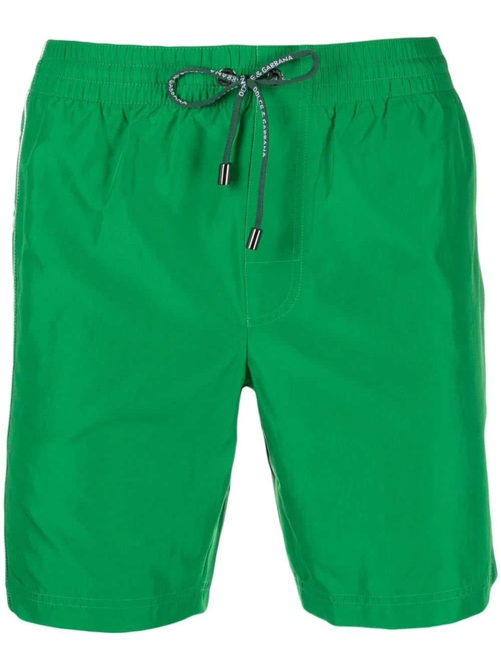 drawstring-waist swim shorts - 1