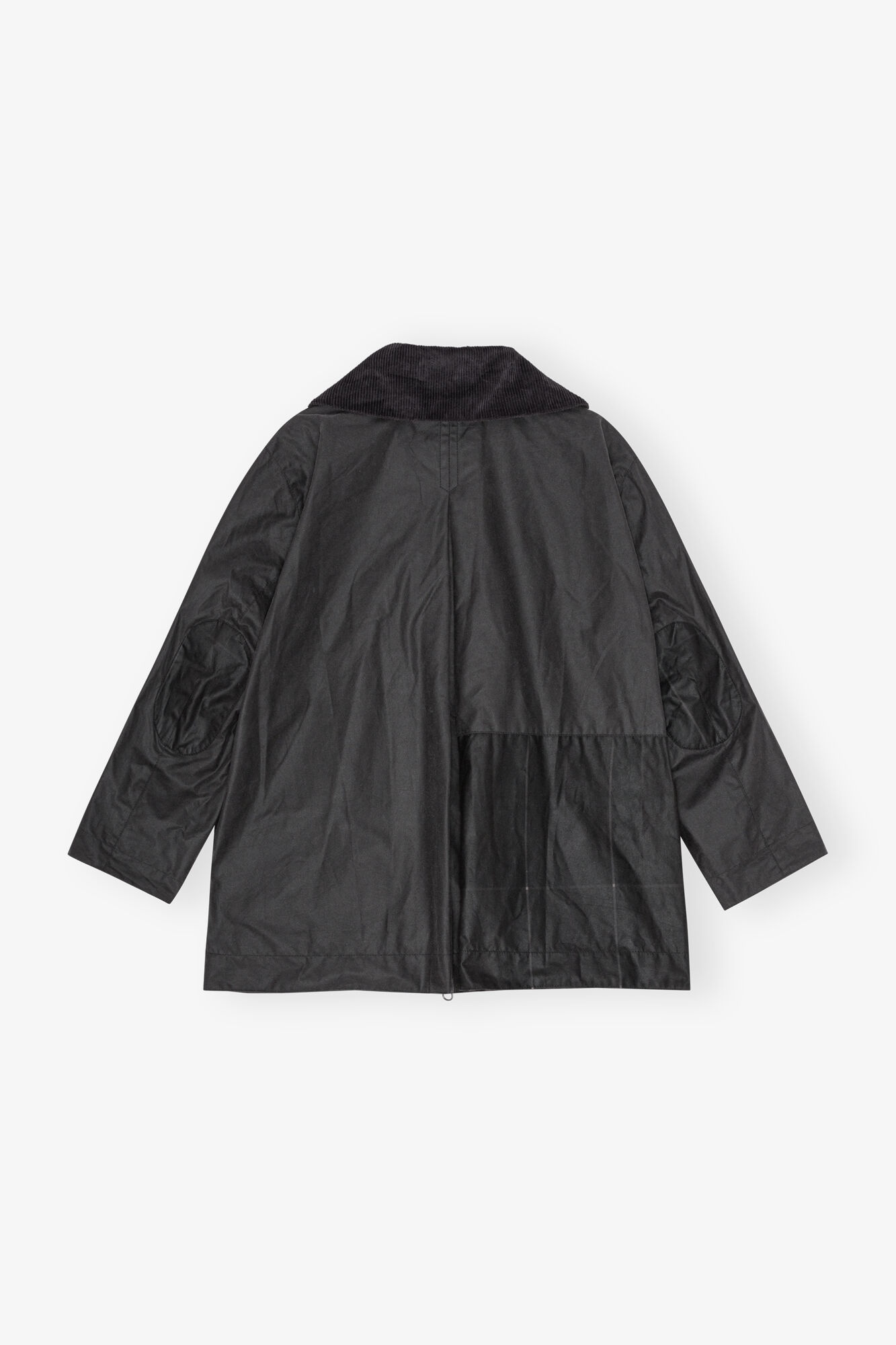 GANNI X BARBOUR WAXED DUFFLE COAT - 6