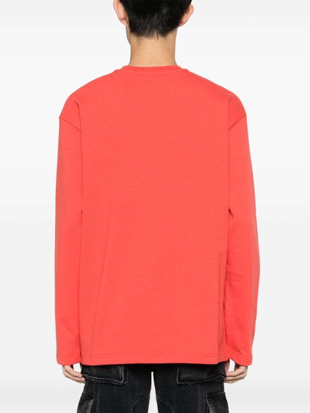 illustration-print cotton sweatshirt - 4