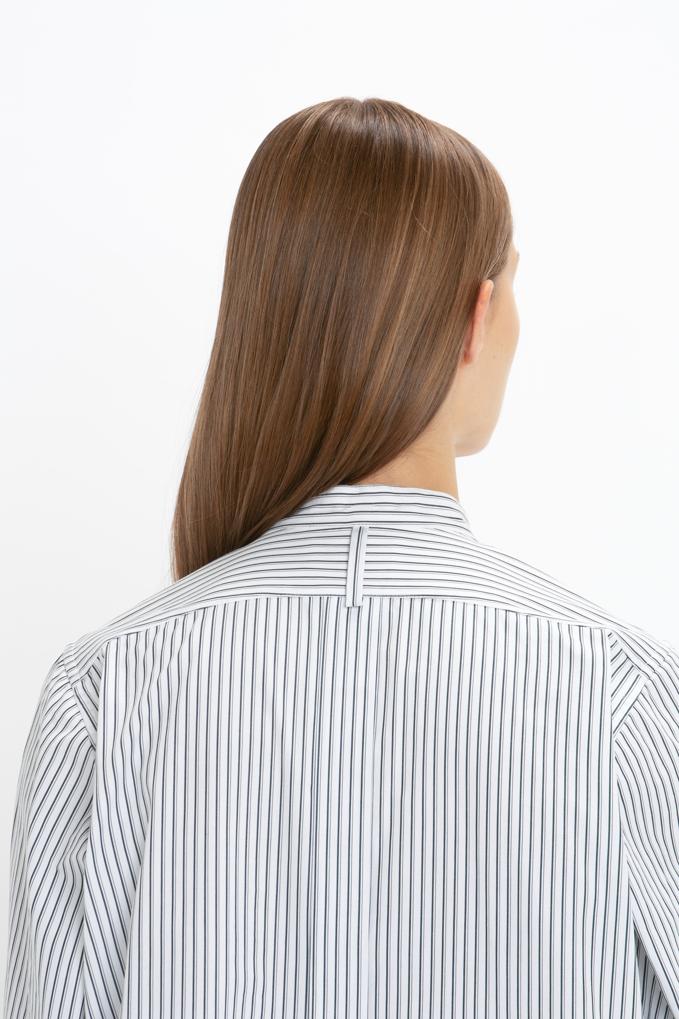 Tuxedo Bib Shirt in Black and Off-White - 9