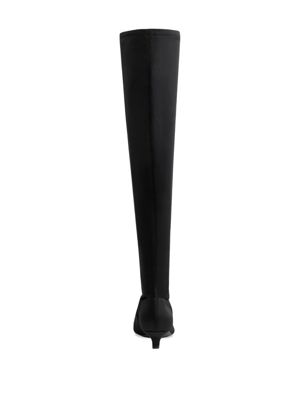 40mm satin knee-high boots - 3