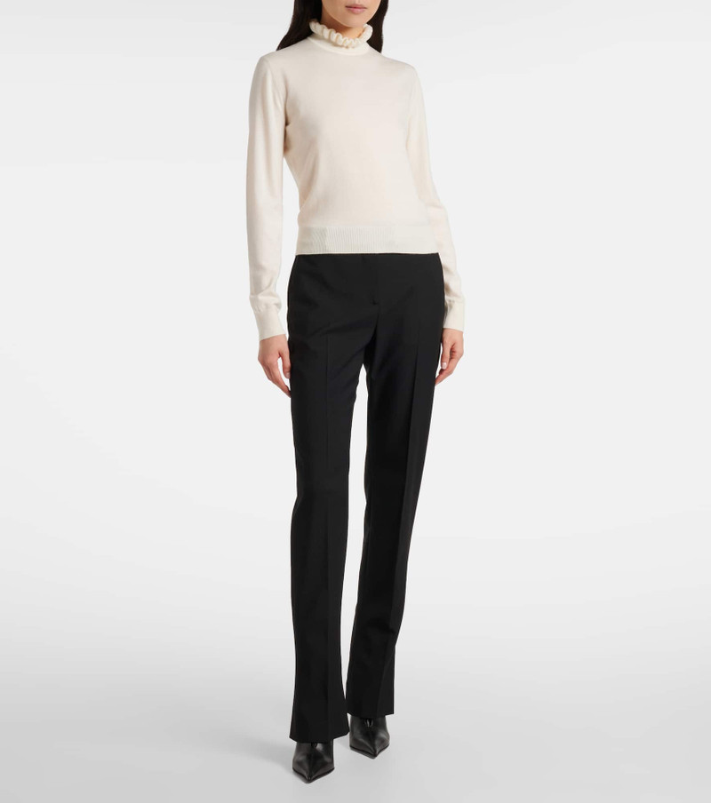 Alexander McQueen Scalloped wool-blend sweater outlook