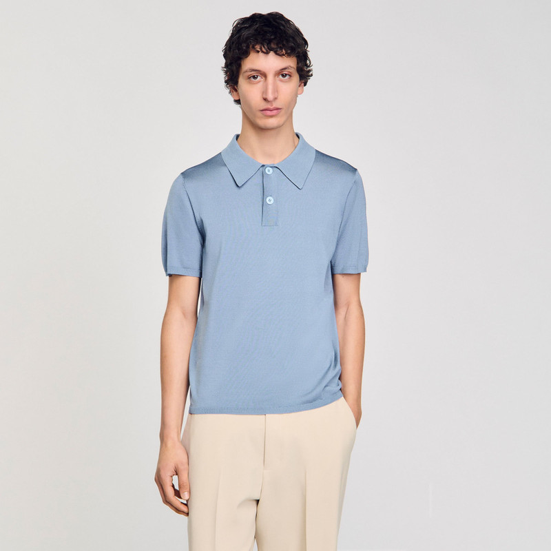 SHORT-SLEEVE KNITTED POLO SHIRT 4