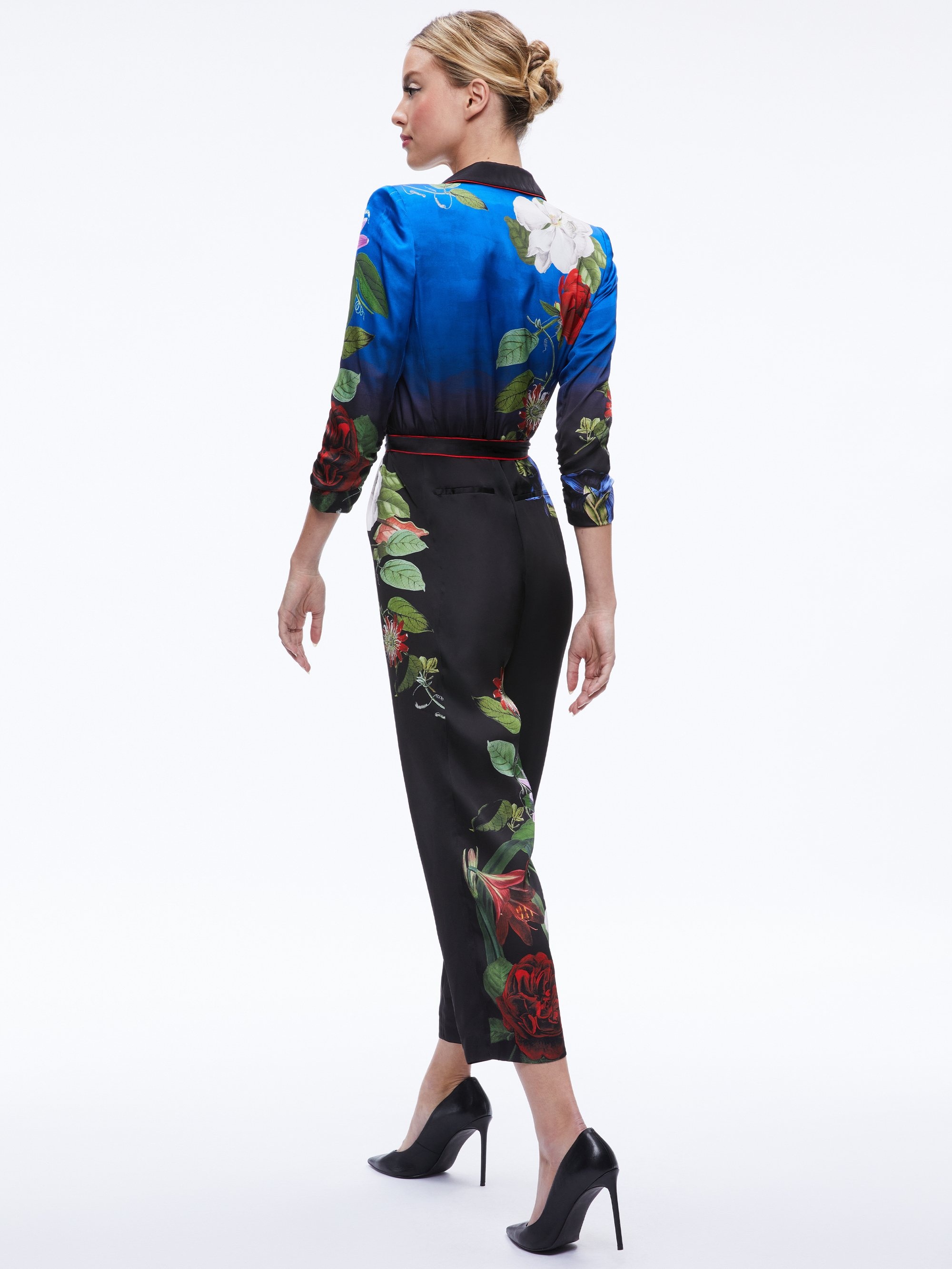LOUETTA TIE WAIST JUMPSUIT - 3